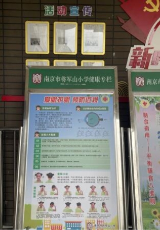南京市将军山小学红会开展全国爱眼日活动3