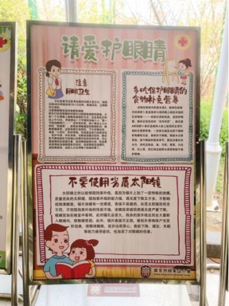 南京市将军山小学红会开展全国爱眼日活动4